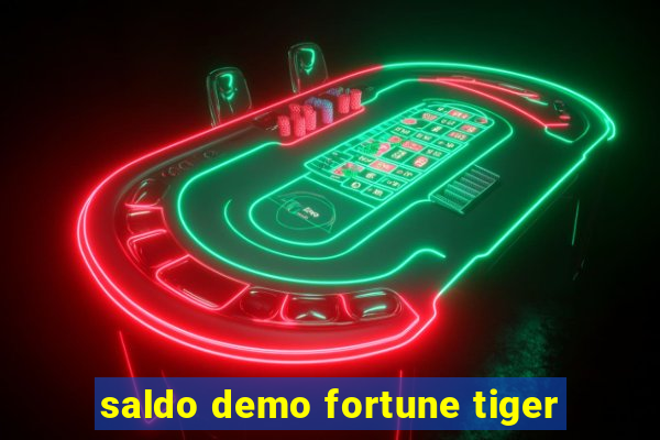 saldo demo fortune tiger